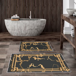 Mijölnir Juego de alfombrillas de baño Kt478 Multicolor
